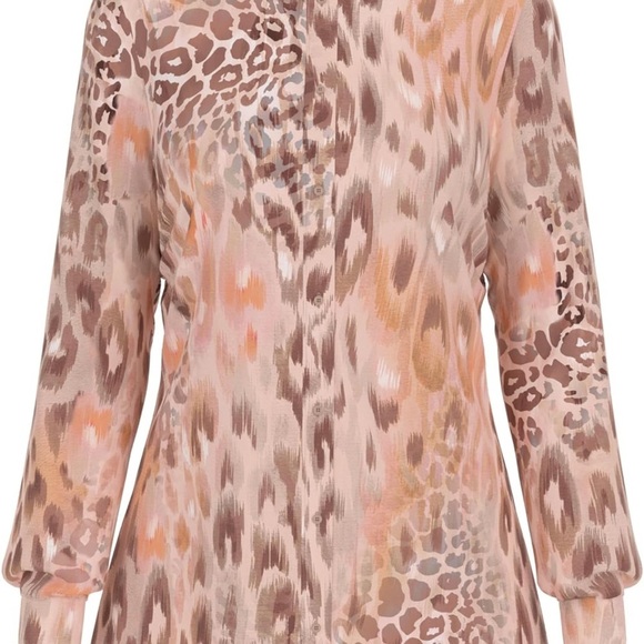Leopard Print Women's Top - Picture 5 of 6